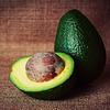 a sliced avocado