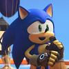Sonic crying in happiness in Prime after finally getting food