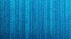 Blue background in variang shades with Matrix style 1s and 0s
