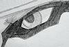 (Eye detail) A shinobi I invented for a story.