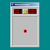 One square minesweeper with game over screen