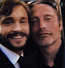 Hannigram pic. Will smiling, Hannibal looking in love